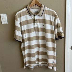 Izod Striped Polo Shirt
